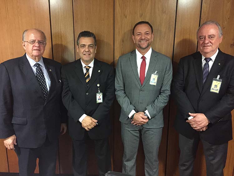 Edinho e o vice Damiano se reuniram com ministro da Integração Nacional, Helder Barbalho