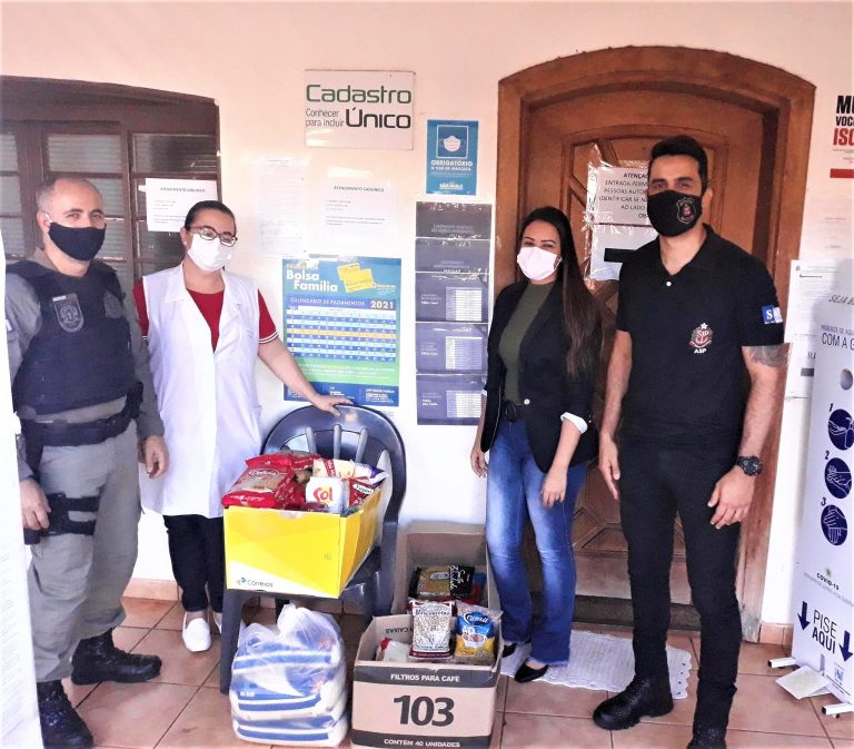 Presídios arrecadam alimentos durante imunização dos servidores