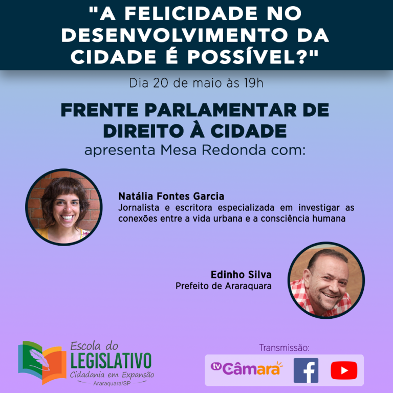 Mesa redonda debaterá os desafios do desenvolvimento da cidade