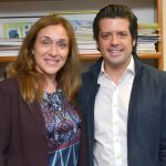 A vereadora Juliana Damus e o Deputado Federal Guilherme Mussi (PP)