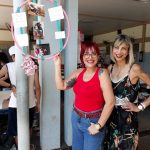A Coordenadora Rosangela Ferreira e a professora de Arte Patrícia Soares
