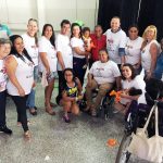 A festa das crianças foi realizada no salão de festas do Lar Nosso Ninho