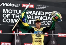 Diogo Moreira conquista Campeonato Mundial de Moto2