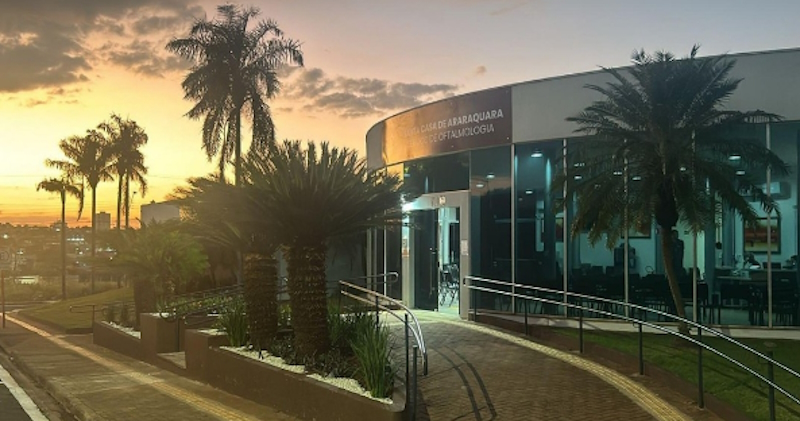 Serviço de Oftalmologia da Santa Casa de Araraquara FOTO Santa Casa de Araraquara