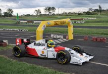 Carro e capacete de Senna serão expostos no kartódromo de Araraquara
