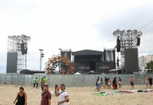 Bombeiros fazem última vistoria em estruturas para show de Shakira