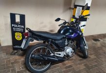 GCM apreende moto com chassi adulterado