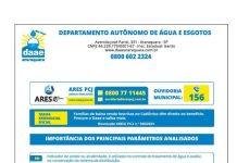 Daae adotará novo modelo de conta de água a partir de agosto