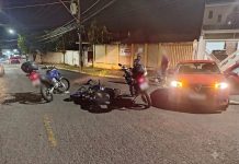 Motociclista colide com carro em cruzamento da Henrique Lupo