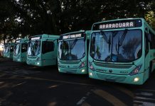 Cinco novos ônibus com ar condicionado reforçam renovação do transporte público