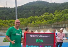 Atleta de Araraquara representa o Brasil em campeonato de Atletismo na Coreia do Sul