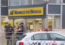 Homem é preso tentando furtar caixa eletrônico do Banco do Brasil