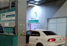 Casal é baleado em suposta cobrança de dívida em borracharia no Selmi Dei