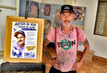 Exposição no Palacete das Rosas revela o talento de artista de rua