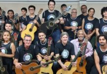 Orquestra de Violões reúne gerações em concerto gratuito no Palacete das Rosas